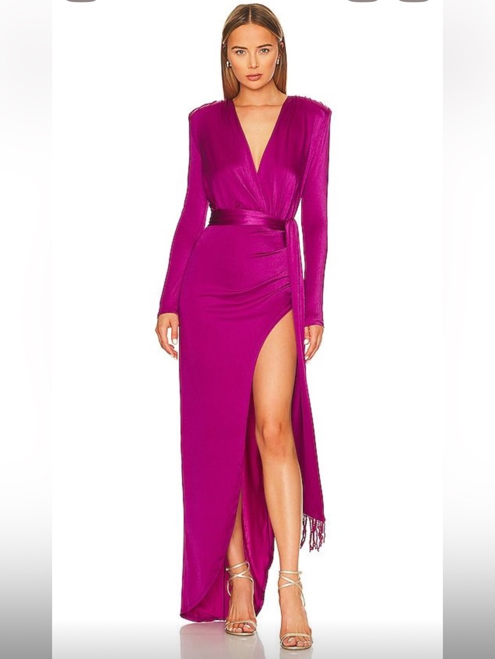 Bronx and Banco Maxi Dress in Purple